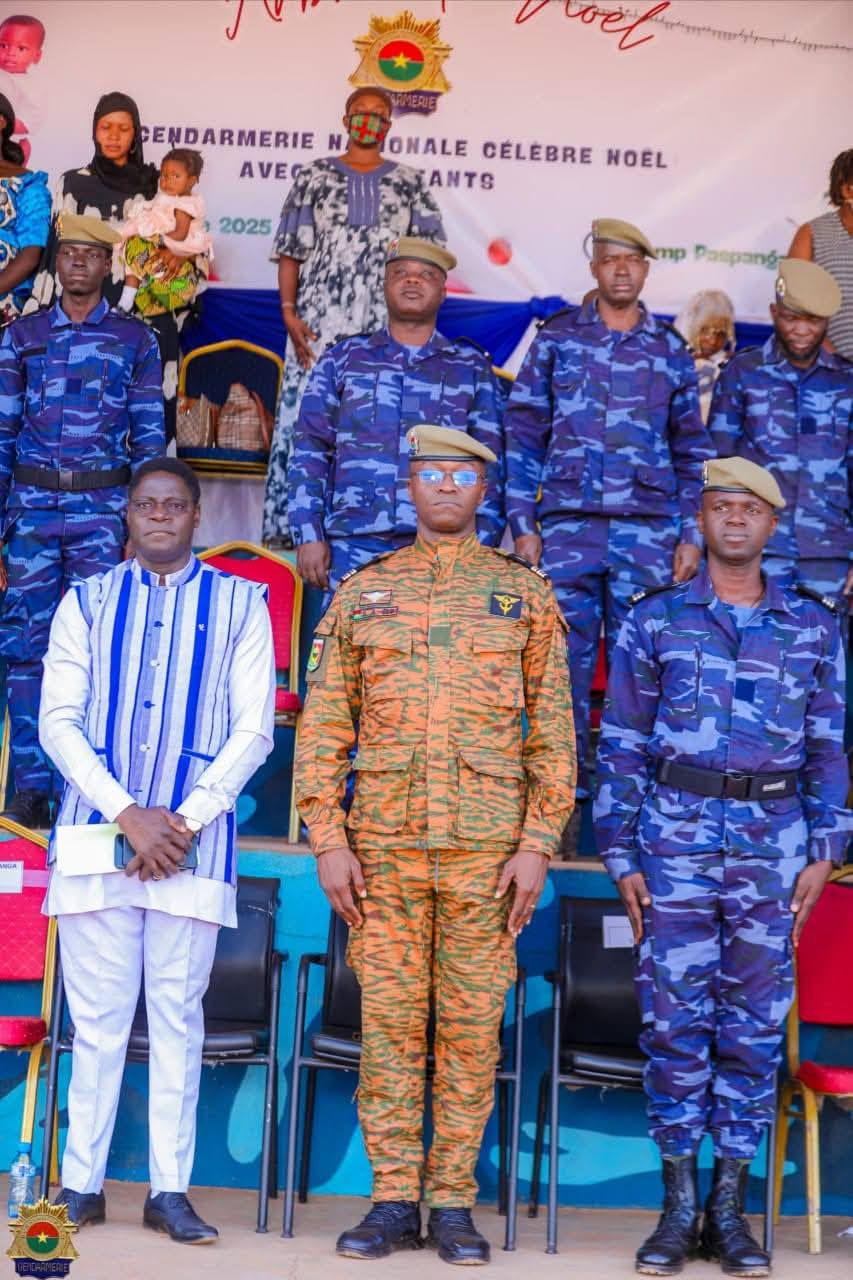 Sompagnimdi Joseph Kafando parraine l&rsquo;arbre de Noël de la Gendarmerie nationale